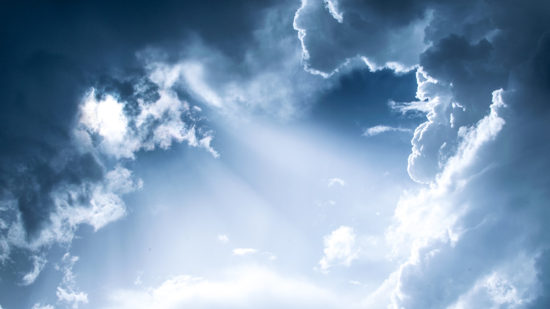 Dark Clouds With Sun