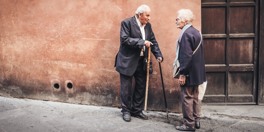 Old People Conversing